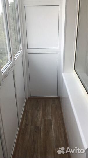 Балкон остекленный, балкон под ключ