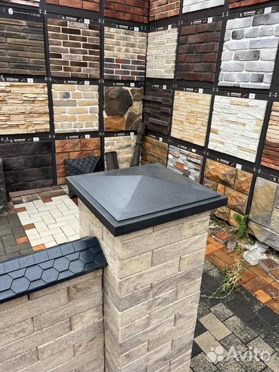 Колпаки на столбы забора