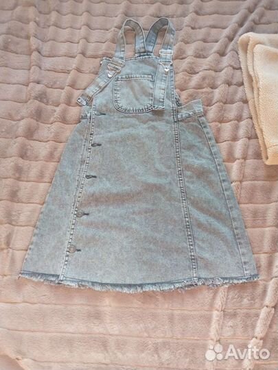 Джинсовый сарафан