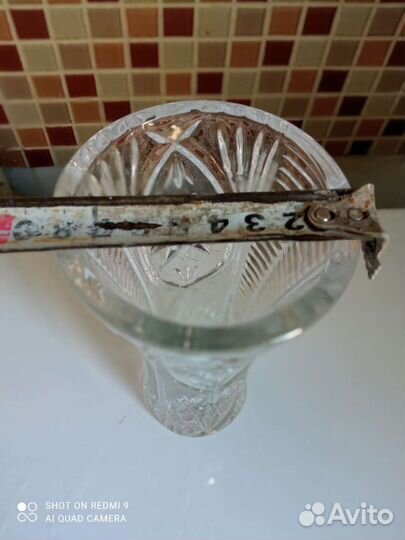 Ваза хрустальная СССР