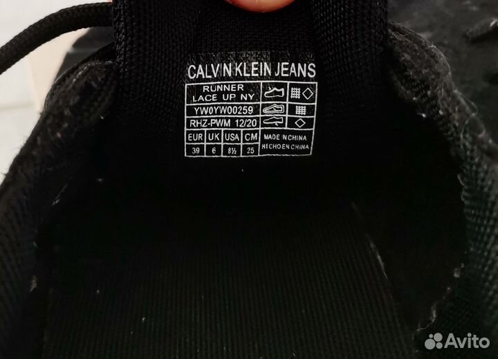 Продам кроссовки calvin klein jeans 39 размер