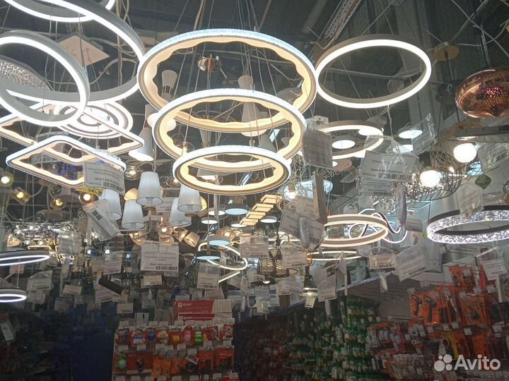 Люстра потолочная светодиодная с пультом