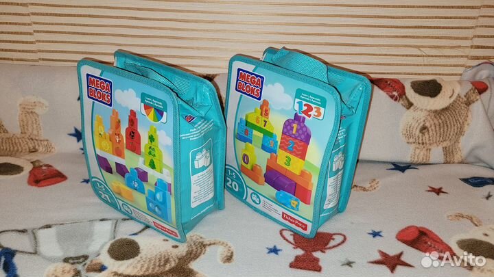 2 конструктора серии Mega bloks first builders
