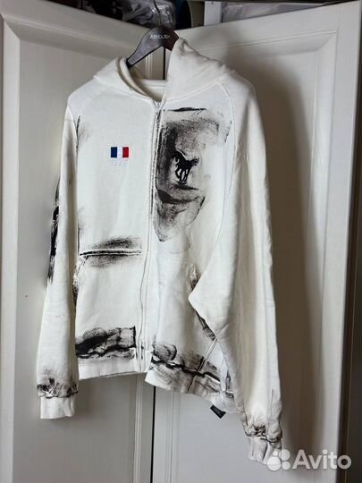 Зип худи balenciaga x polo white