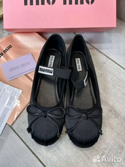 Балетки miu miu