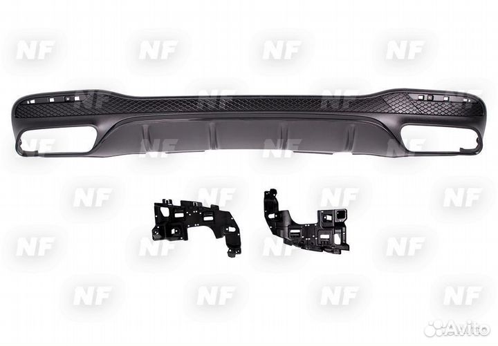 Диффузор 63 AMG Mercedes GLE