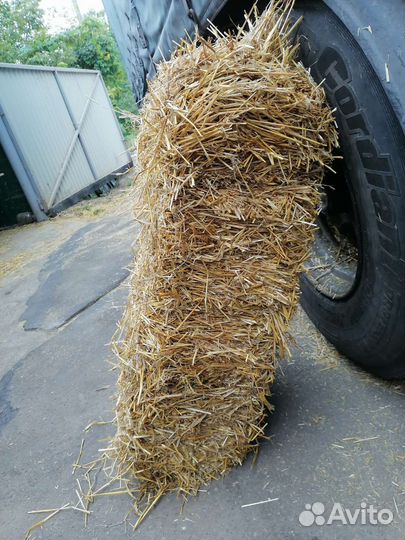 Солома в брикетах