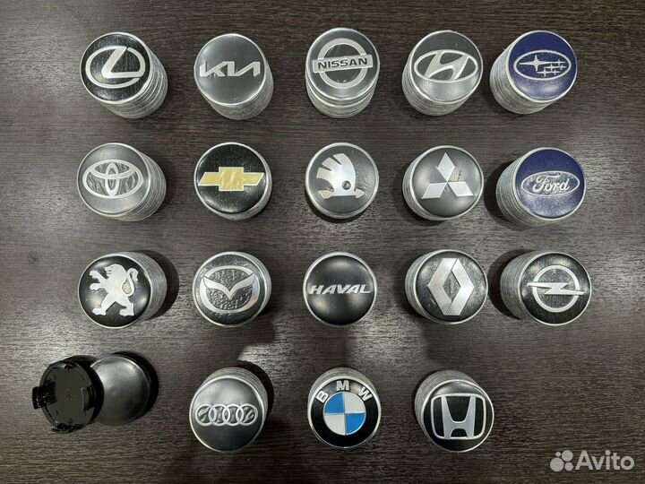 Колпачки заглушки наклейки на литые диски 60мм