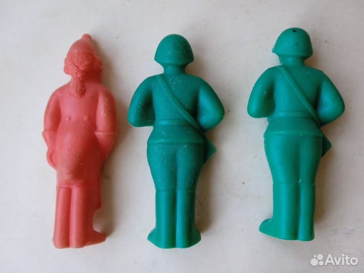 Солдаты советские дутыши СССР пластик солдатики