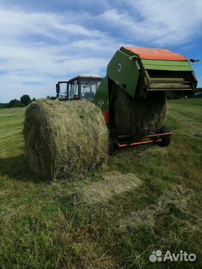Сено в рулонах