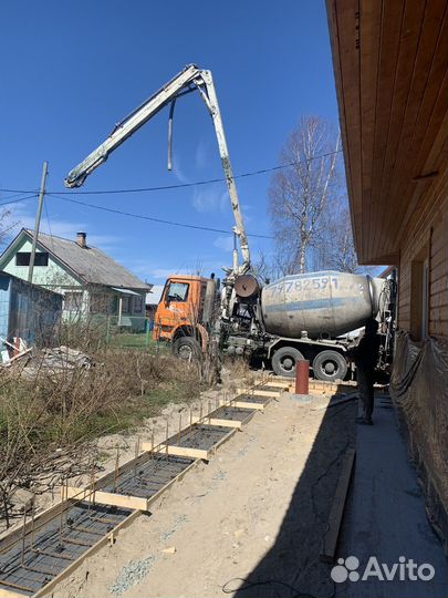 Фундамент, все виды бетонных работ