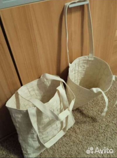 Эко-сумка, 100 лён, новое, 30/33