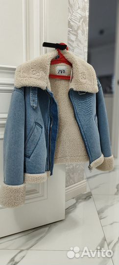 Куртка джинсовая утепленная Zara