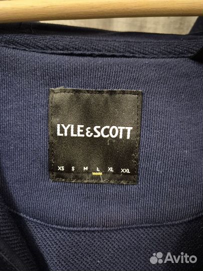 Синее худи на молнии Lyle&Scott / L (50)