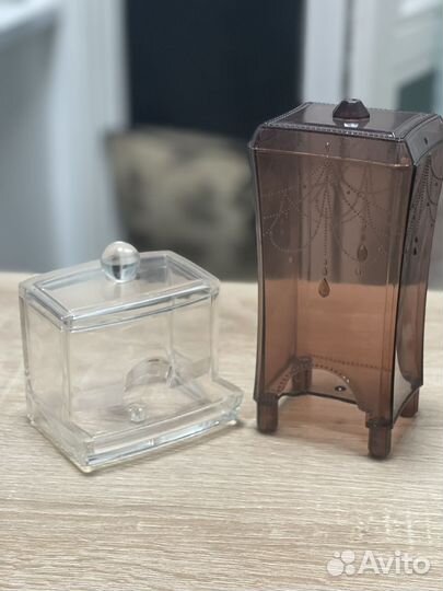 Органайзер для хранения ватных палочек и дисков