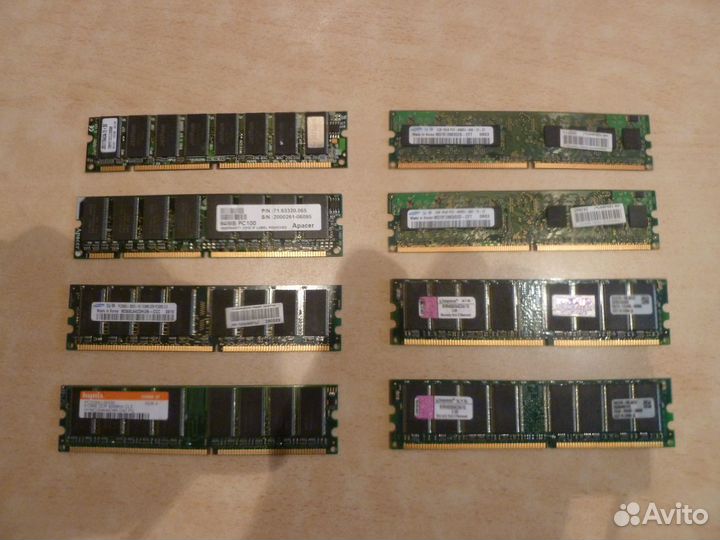 Оперативная память dimm, DDR, DDR2