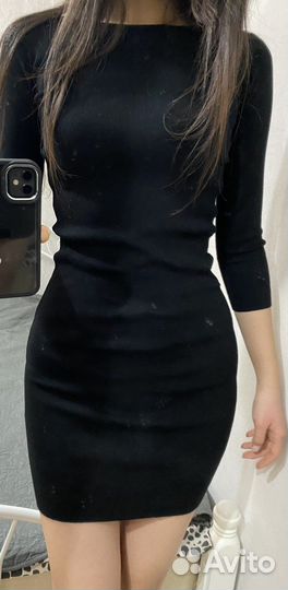 Платье лапша 44 46 черное