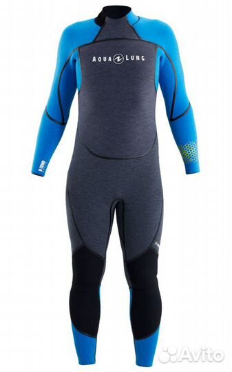 Мужской длинный гидрокостюм для дайвинга Aquaflex