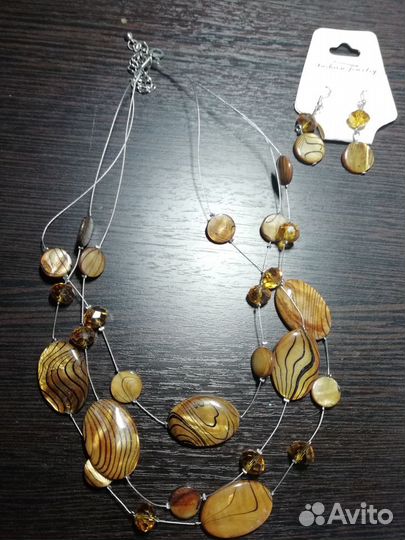 Бусы + серьги