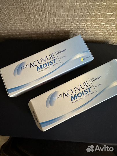 Контактные линзы 1-day acuvue moist - 1,75