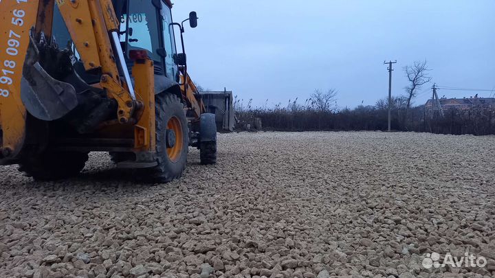 Услуги эксковатора-погрузчика JCB