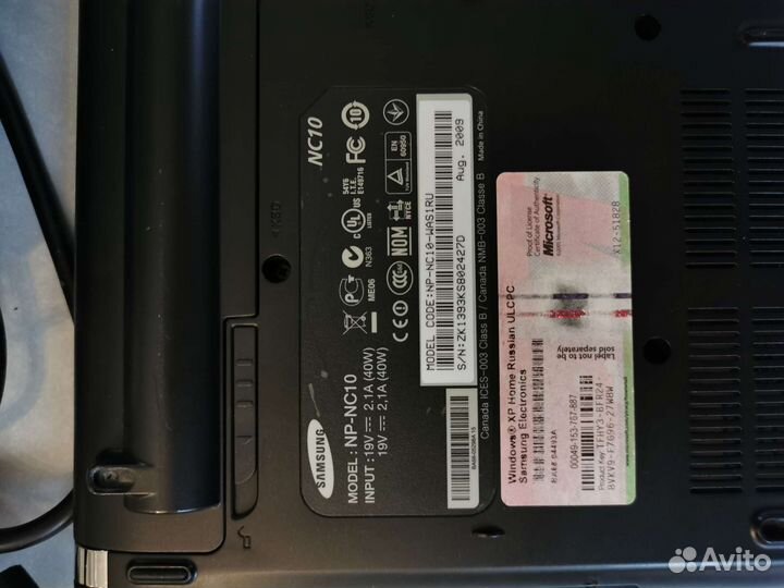 Нетбук samsung np-nc10