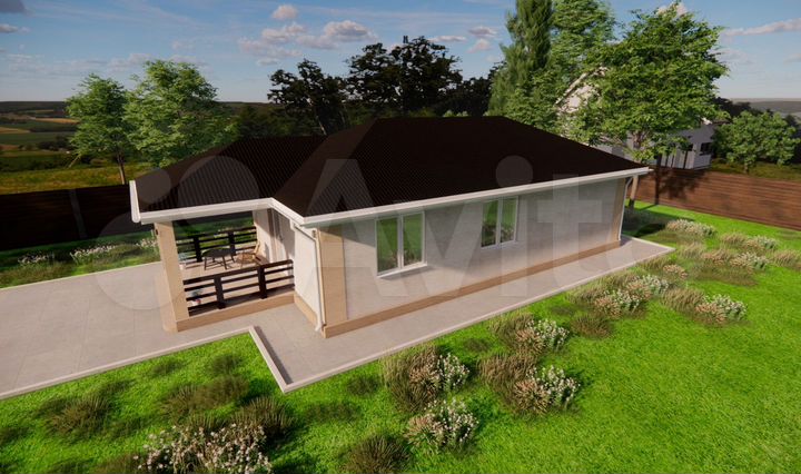 Дом 83 м² на участке 3 сот.