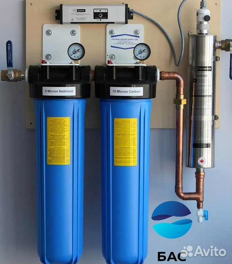 Очистка воды от железа для коттеджа