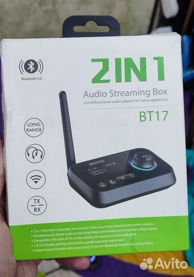 BT17 - блютус бокс для стриминга звука
