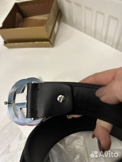 Ремень мужской Gucci 125 см натуральная кожа