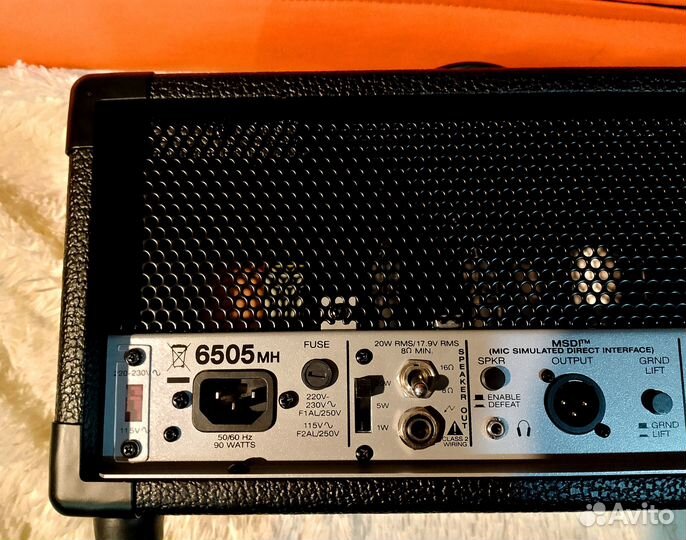 Ламповый гитарный усилитель Peavey 6505 MH
