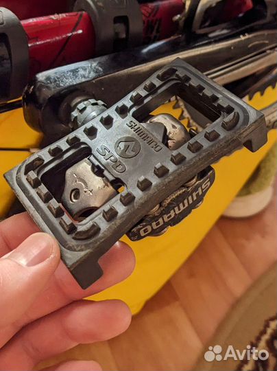Shimano pd m520 + платформы spd