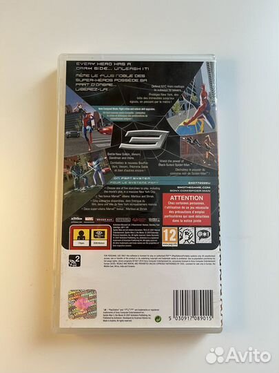 Человек-паук 3 на sony psp