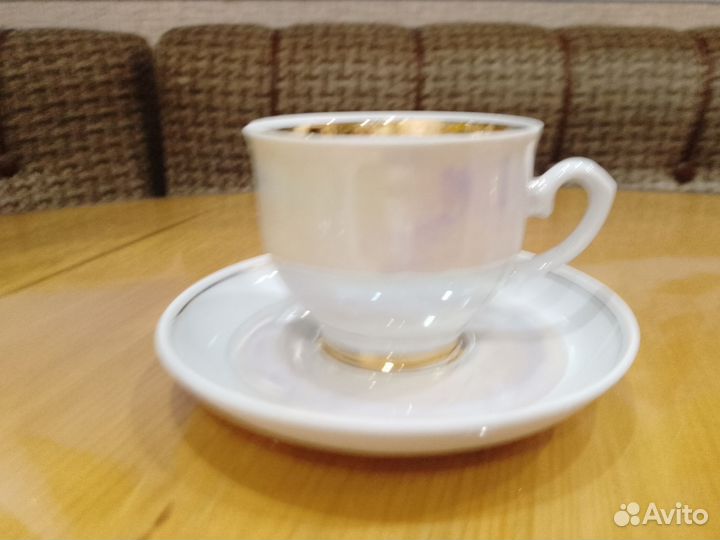 Сервиз кофейный перламутр СССР