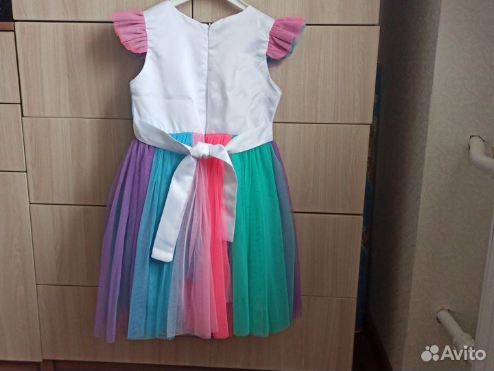 Платье с единорогом Р. 110-116