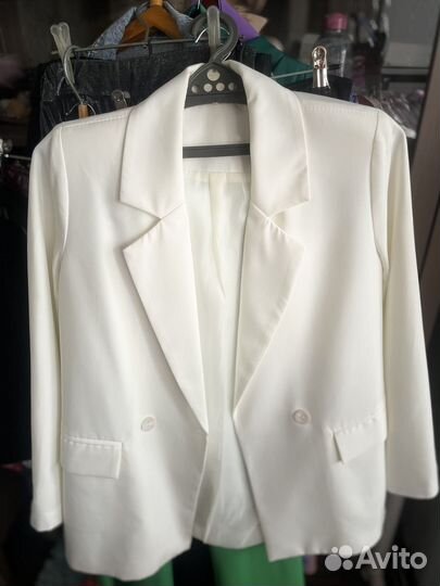 Пиджак белый женский