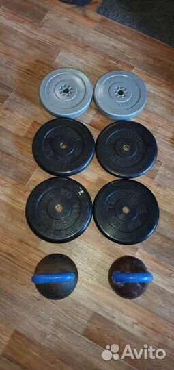 Спортивные блины и гири