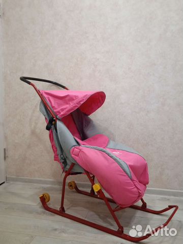 Детские санки с колесами