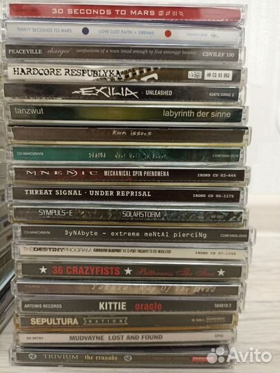 Cd диски альтернатива, рок, металл