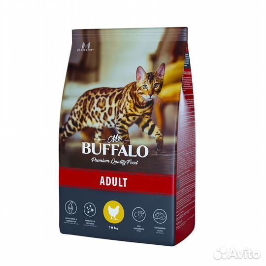 Сухой корм для кошек Mr.Buffalo