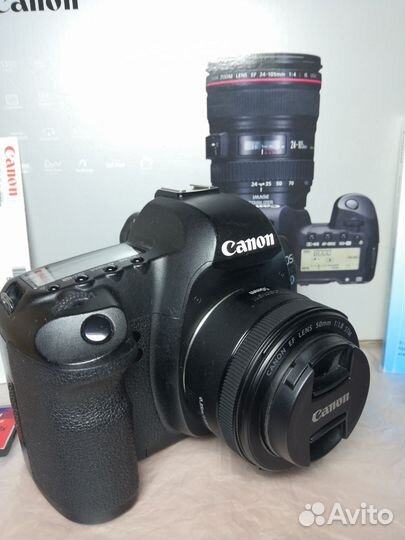 Canon 5D Mark II(50mm f1.8 STM) +32гб+Коробка+Сумк