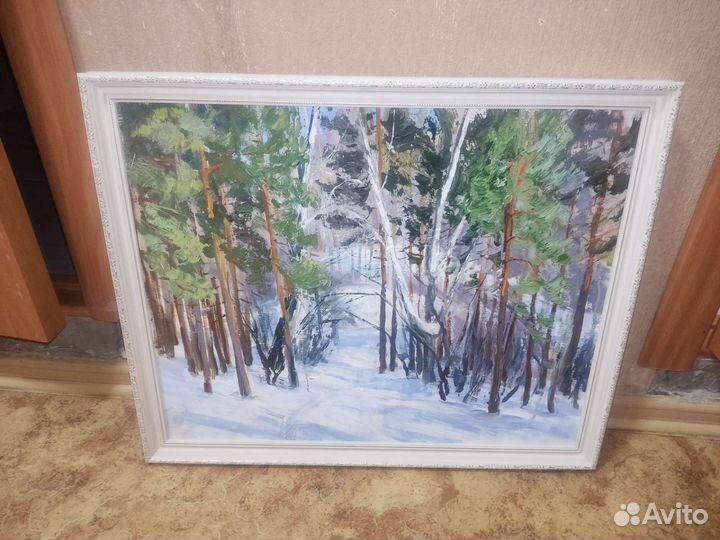 Картина Зимний Этюд Гузаров Л.Н