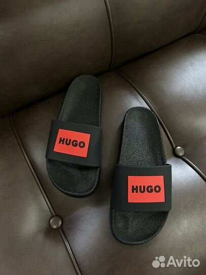 Шлепанцы сланцы мужские Hugo Boss