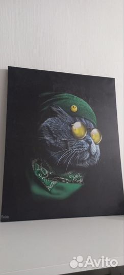 Картина с котом