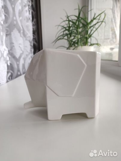 Слон керамика подставка