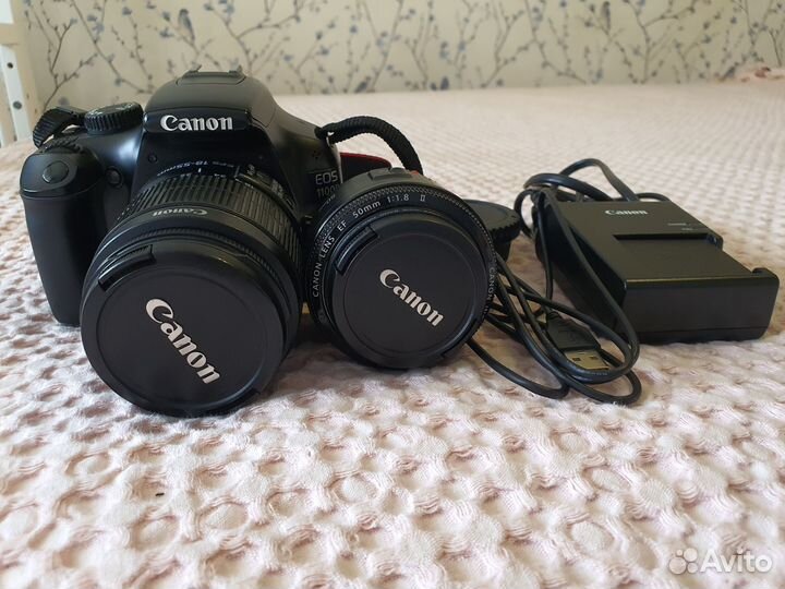 Зеркальный фотоаппарат canon eos 1100d