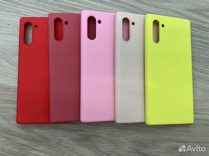 Чехол силиконовый на Samsung Note10
