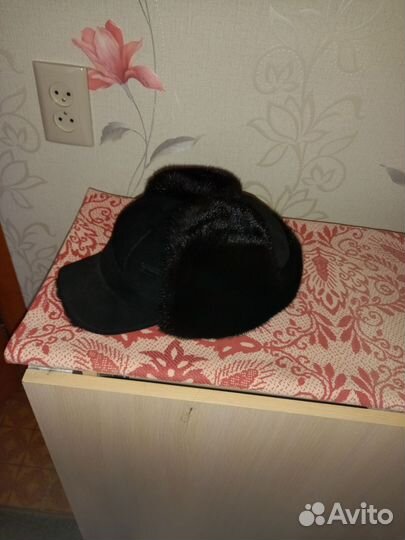 Меховая мужская кепка