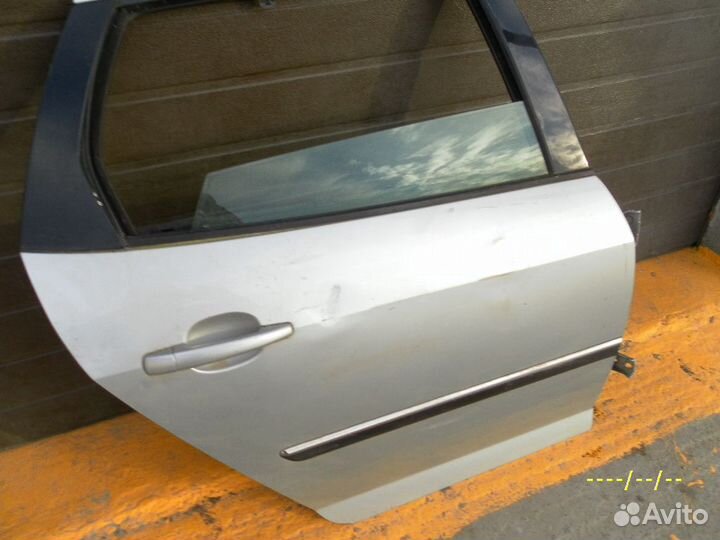 Дверь задняя правая пежо 407 универсал в сборе