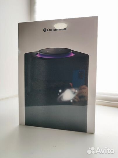 Яндекс Станция Макс с Zigbee новый, чёрный